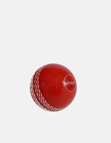 490 - Plastic Cricket Ball Red - Impakt - Training Equipment - Impakt